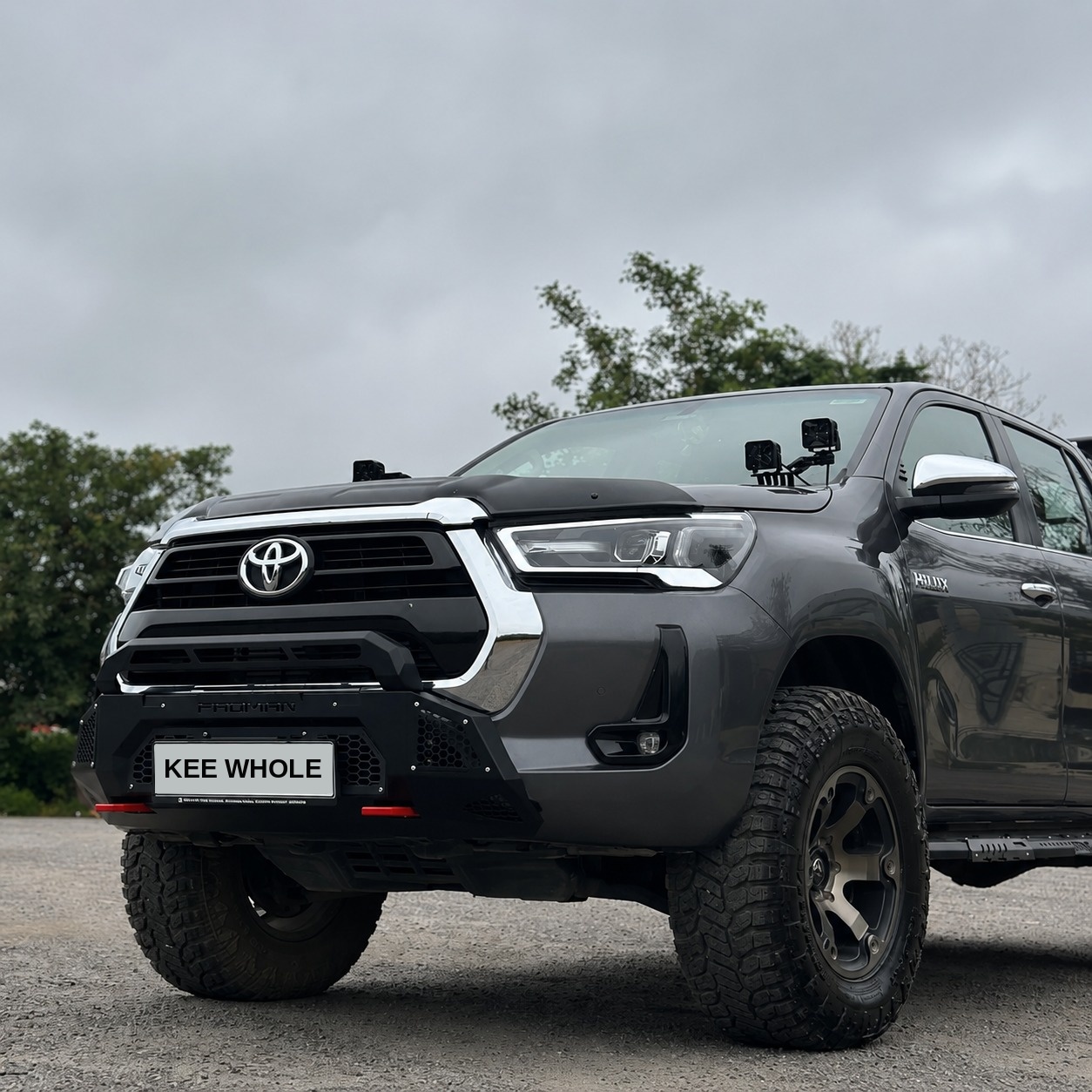 Toyota Hilux fitted with Kee Whole car accessories Nairobi